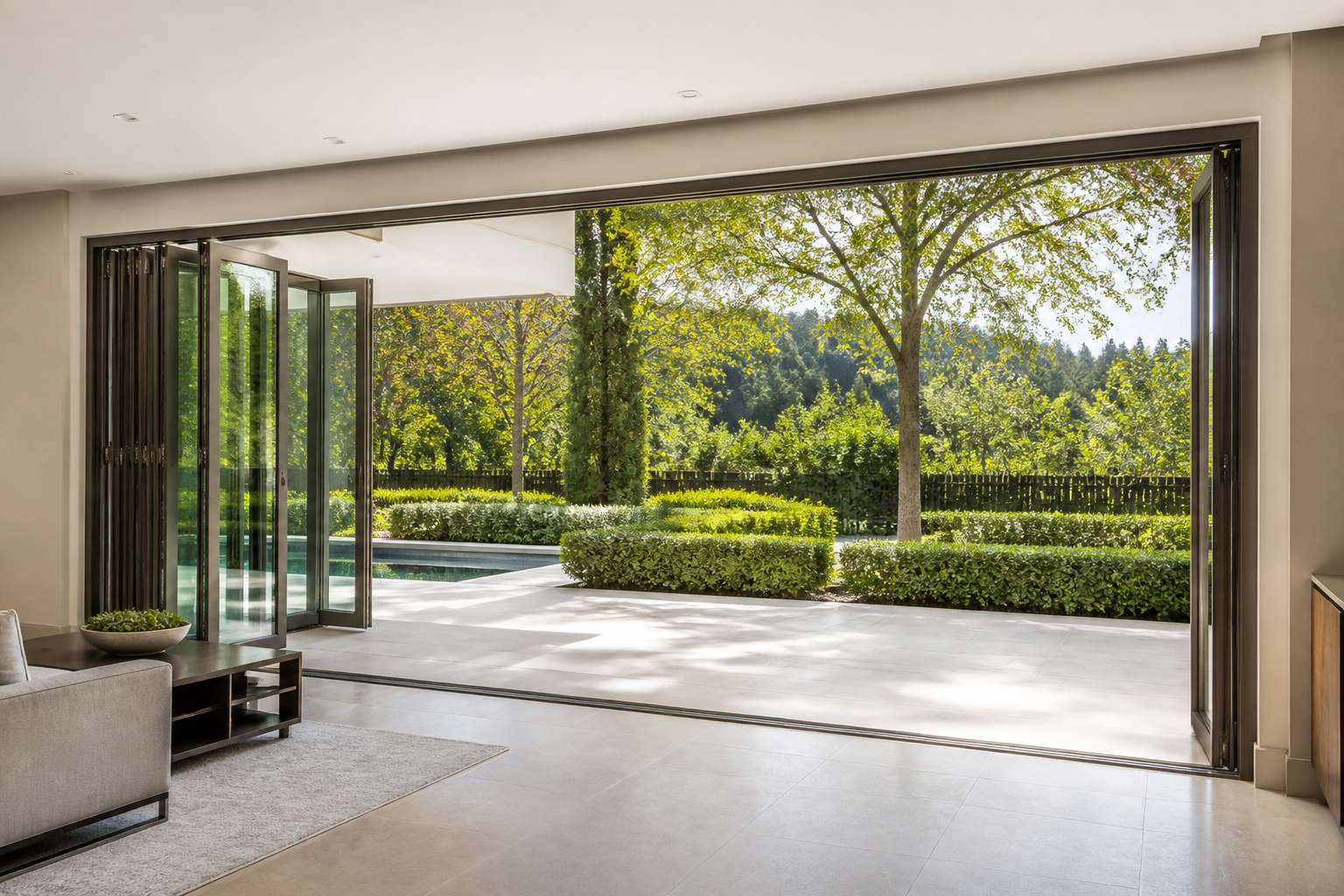 VLX 100 Bifold / Folding Door in Ventura, CA | Juniper Windows Ventura - detail 4