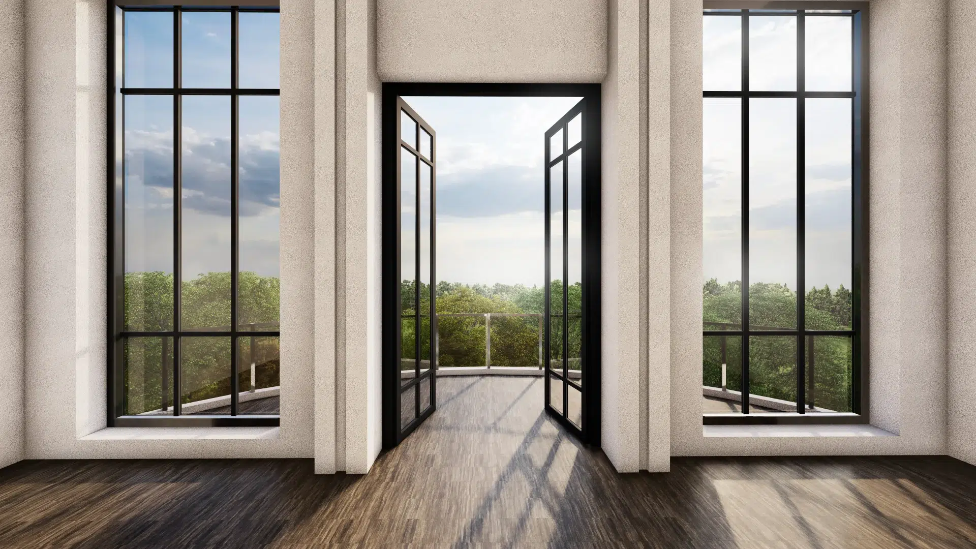 VLX 100 Double Swing / French Door in Ventura, CA | Juniper Windows Ventura - detail 1