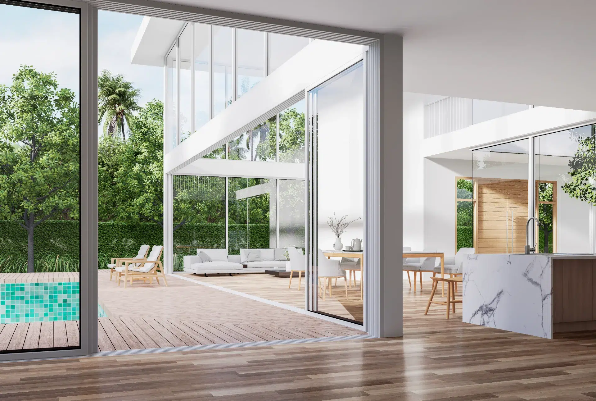 VLX 138 Panoramic Sliding Door in Ventura, CA | Juniper Windows Ventura - detail 1